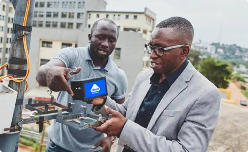 Air quality monitor installation